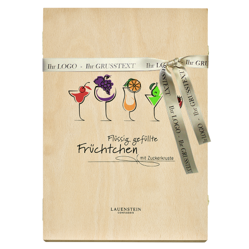 Lauensteiner Schnapskästchen - Flüssig gefüllte Früchtchen