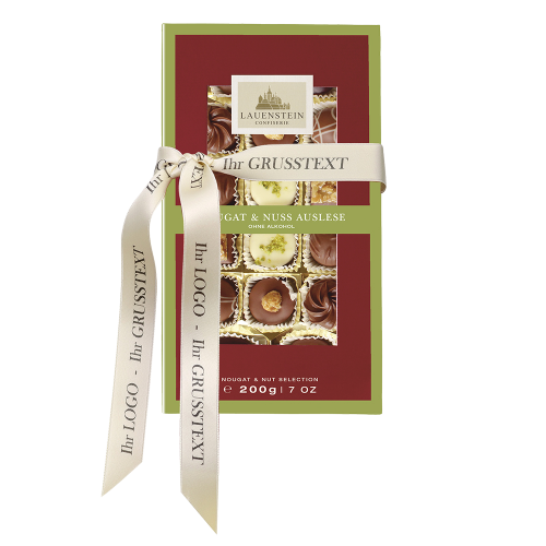 Lauensteiner Klarsichtpräsent Nougat & Nuss Auslese