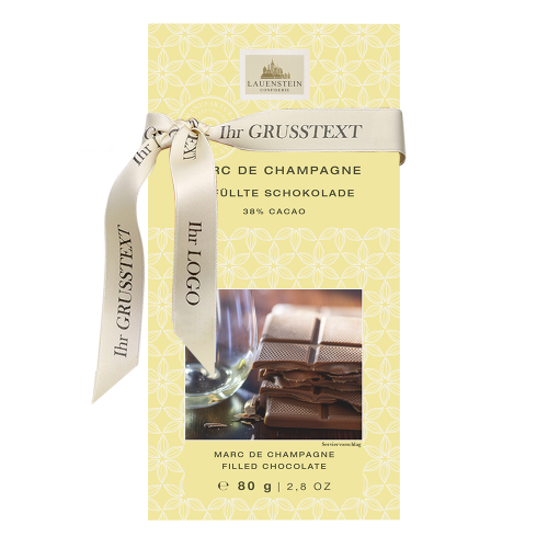 Lauensteiner Gefüllte Schokolade Marc de Champagne
