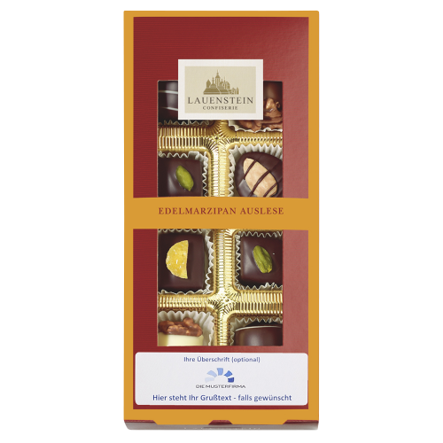 Lauensteiner Klarsichtpräsent Edelmarzipan-Auslese
