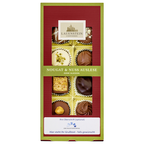 Lauensteiner Klarsichtpräsent Nougat & Nuss Auslese