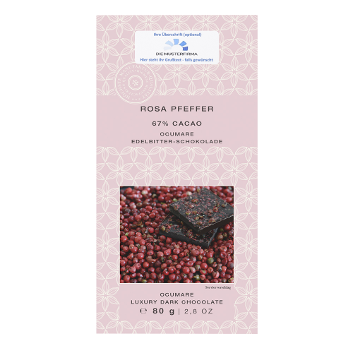 Lauensteiner Tafelschokolade Rosa Pfeffer