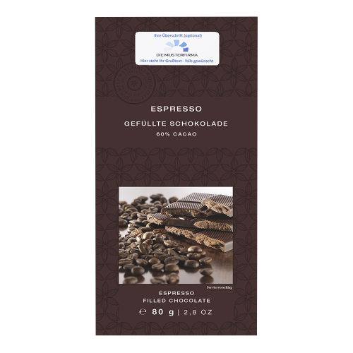 Lauensteiner Gefüllte Schokolade Espresso