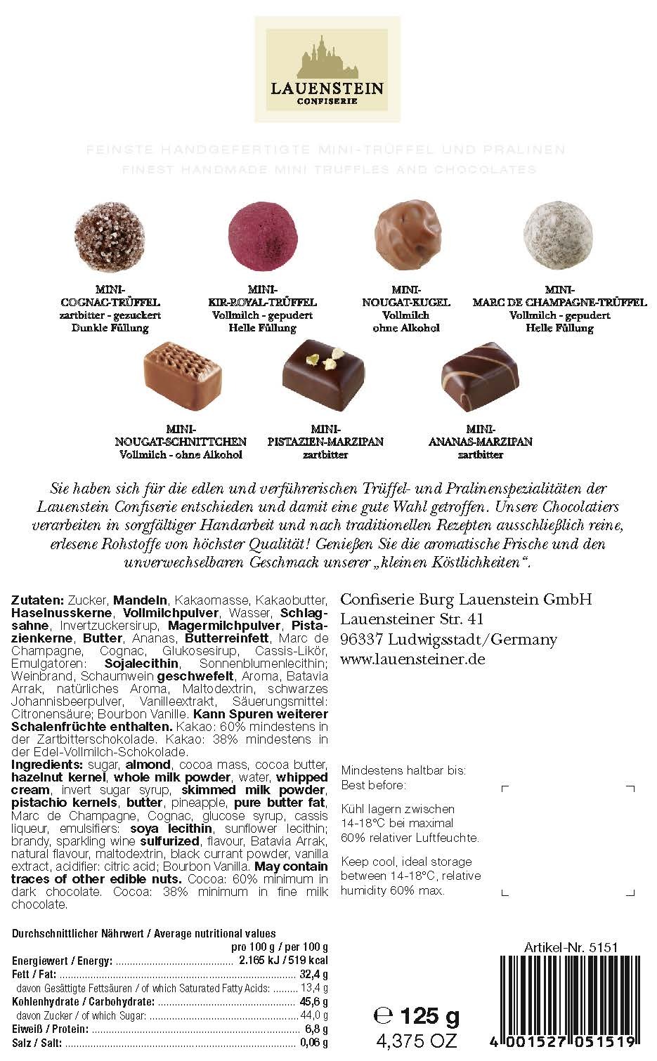 Lauensteiner  Mini-Trüffel- und Pralinen Frühlingsedition
