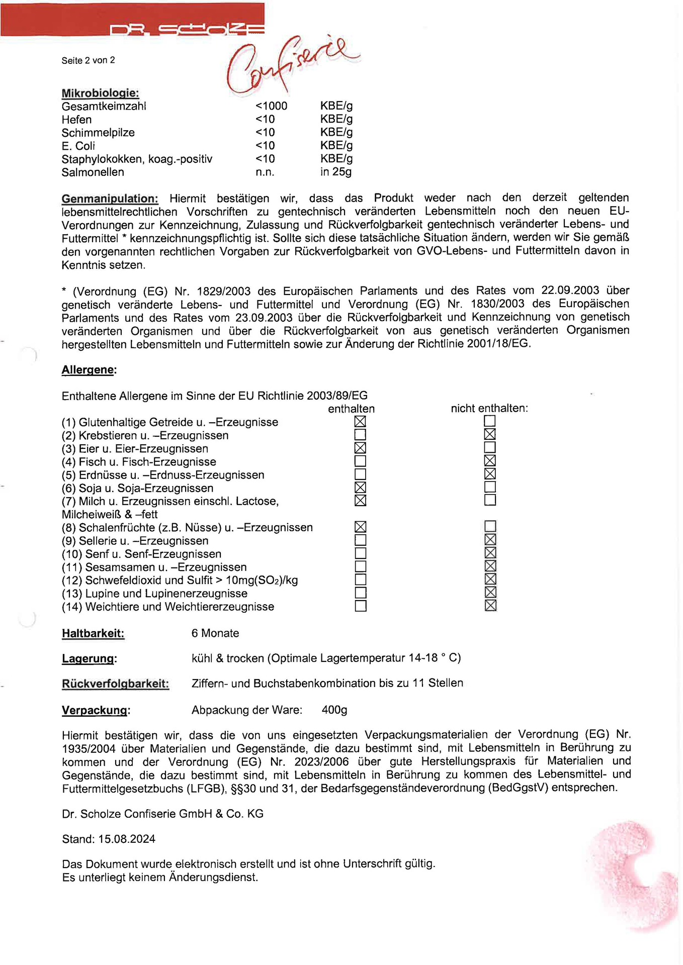 Lauensteiner Gebäckspezialitäten