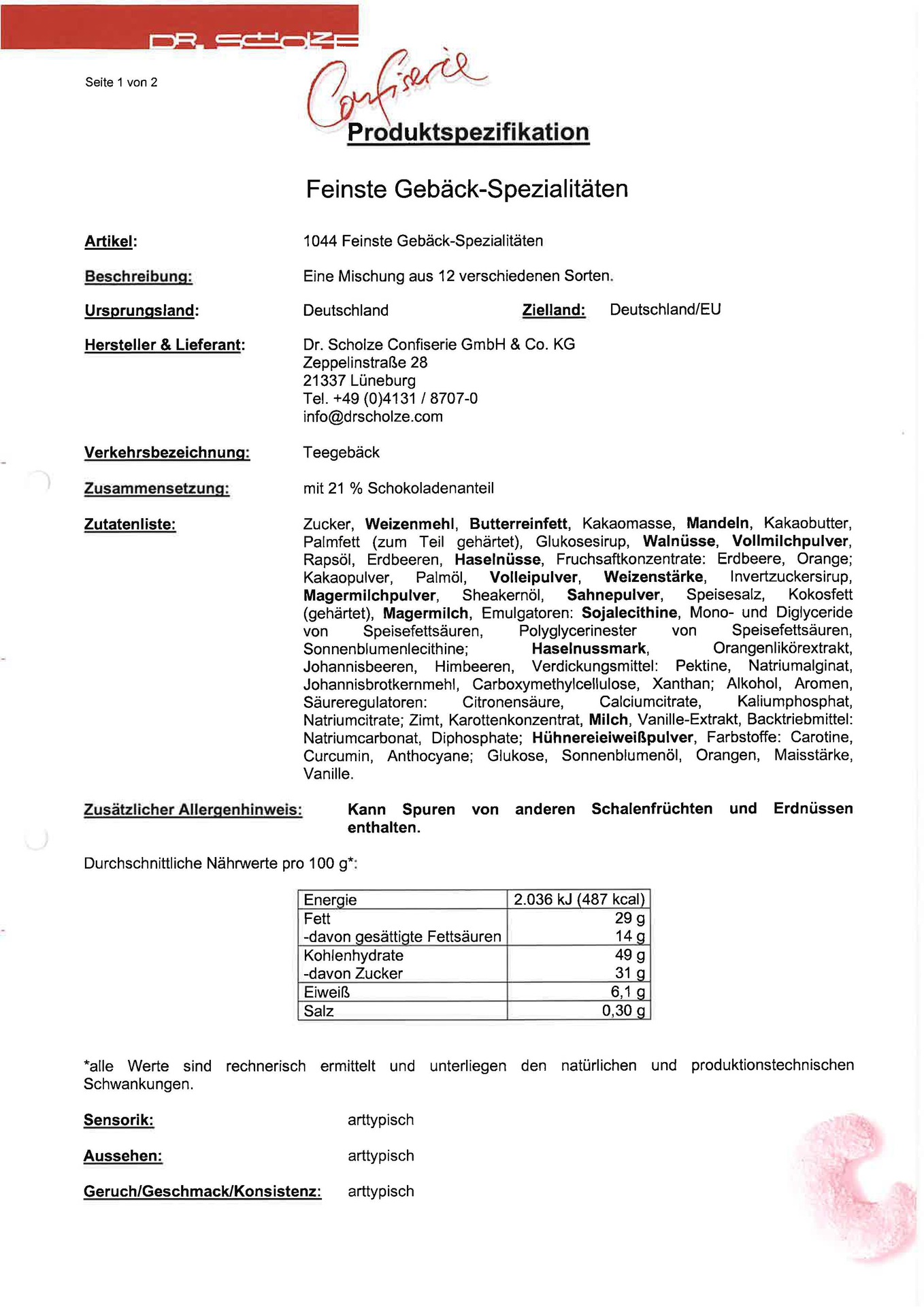 Lauensteiner Gebäckspezialitäten