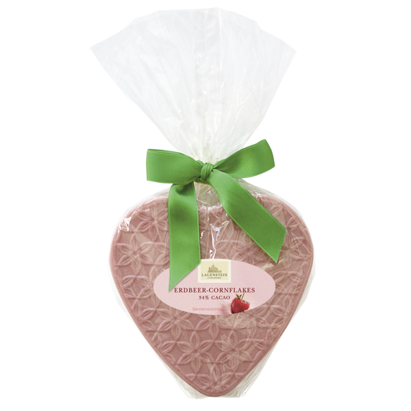 Erdbeer-Cornflakes-Herz 